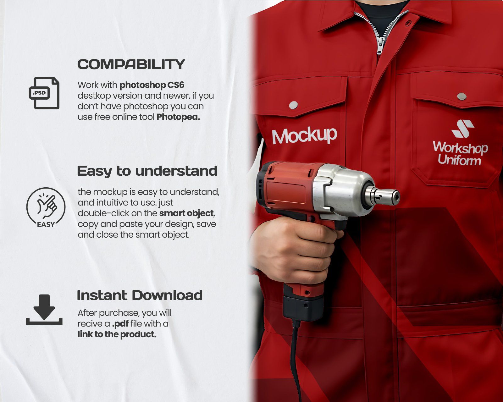 16 Workshop & Car Wash Mockups – PSD Toolbox, Flyer, Uniform, Door, and Product Label Kit