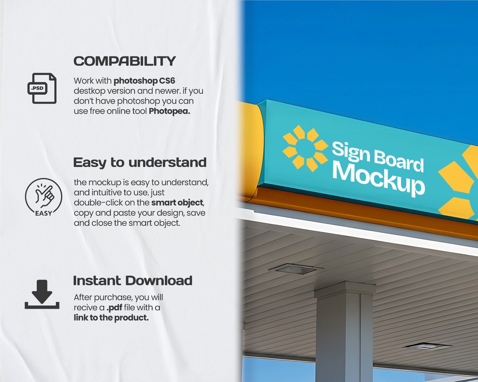 15 PSD Gas Station Branding Mockup Kit – Fuel Dispenser, Truck, Uniform, Billboard Design