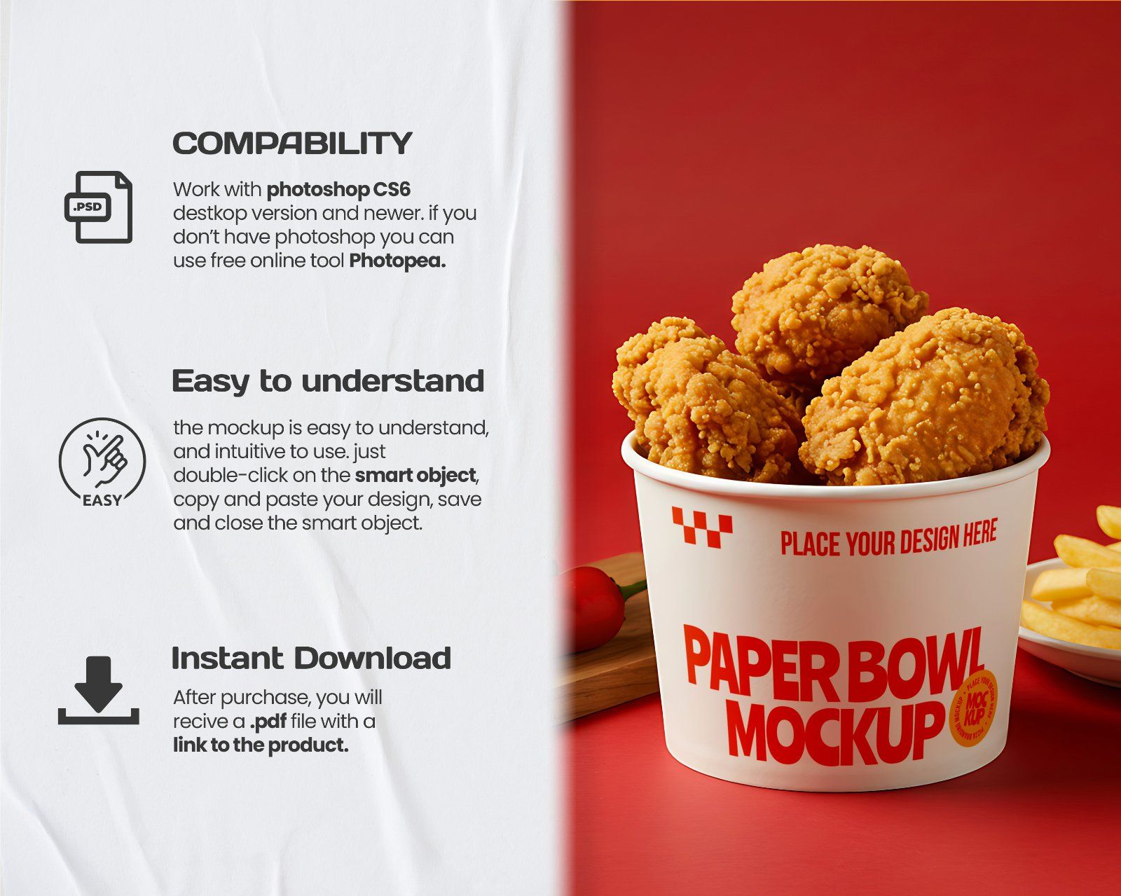 15 Fast Food Packaging Mockups – Burger, Pizza Box, Wrap, Snack Pouch & Delivery Kit