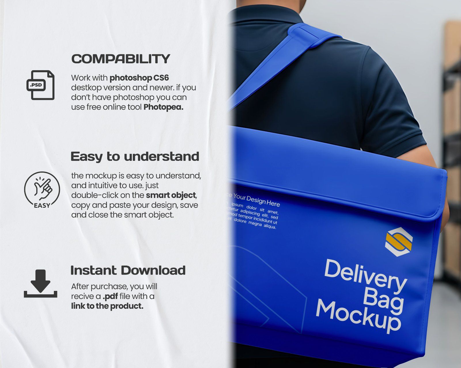 Online Store Mockup Bundle – 15 PSD Templates for E-Commerce & Delivery Branding