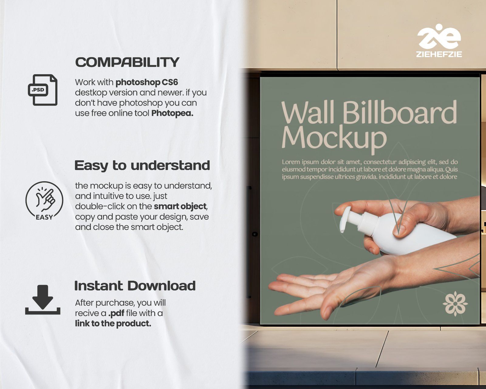 Premium Beauty Store Mockup Bundle – 15 PSD Templates for Cosmetic Branding & Skincare Packaging Des