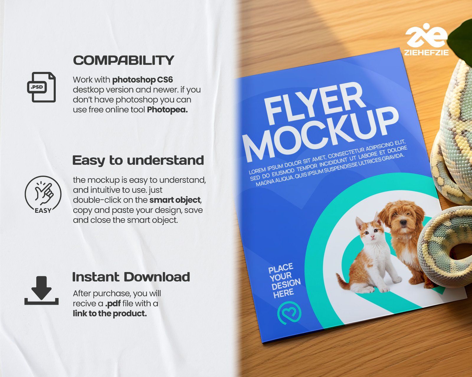 Vet Clinic Mockup Bundle – 15 PSD Templates for Animal Care & Pet Health Branding