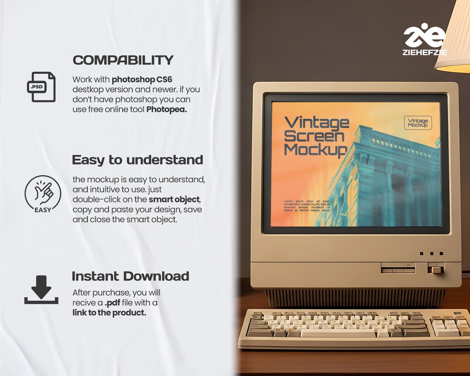 Vintage Item Mockup Bundle – 15 PSD Templates for Retro Branding & Classic Design