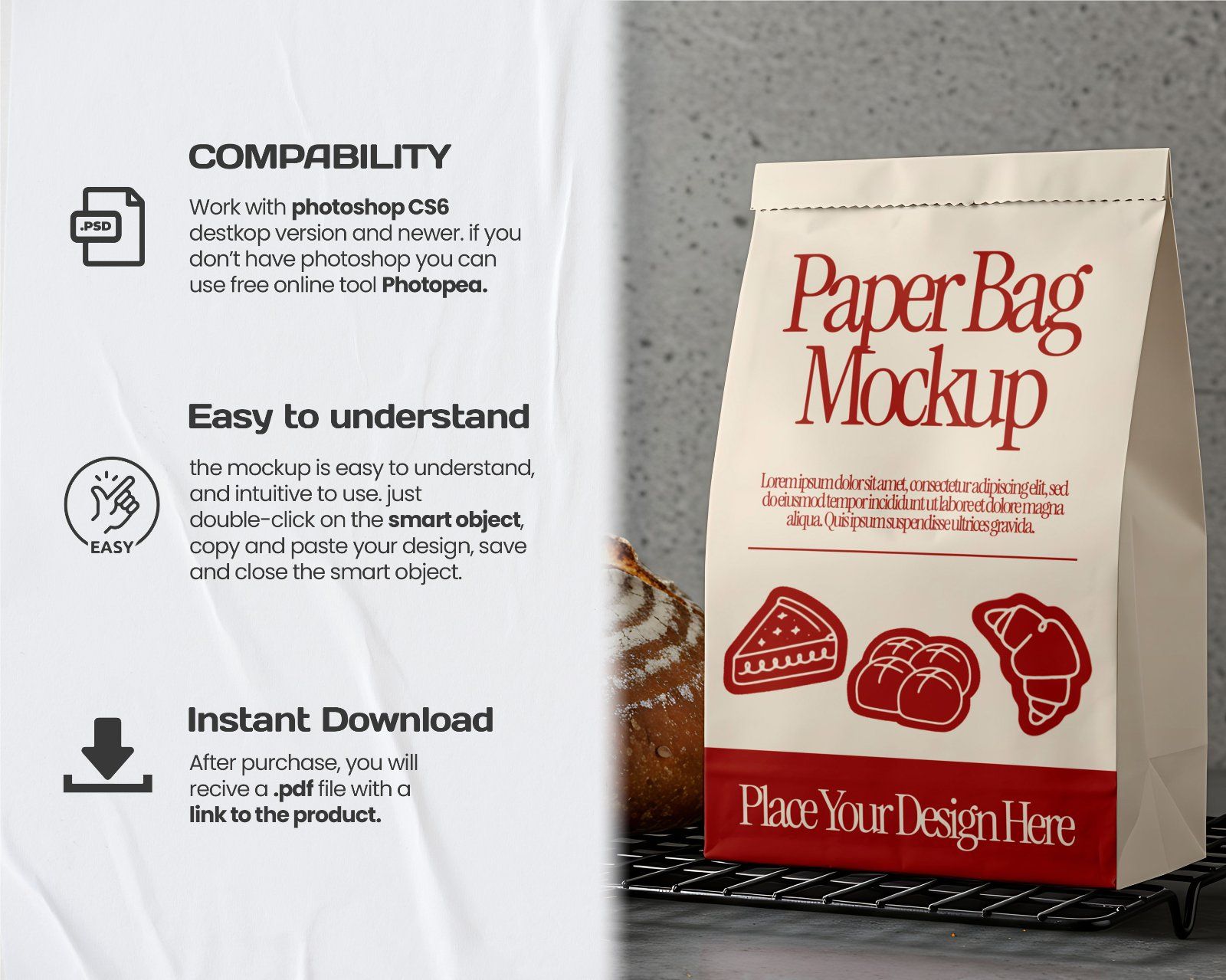 15 Premium Bread and coffee Store Mockup Collection