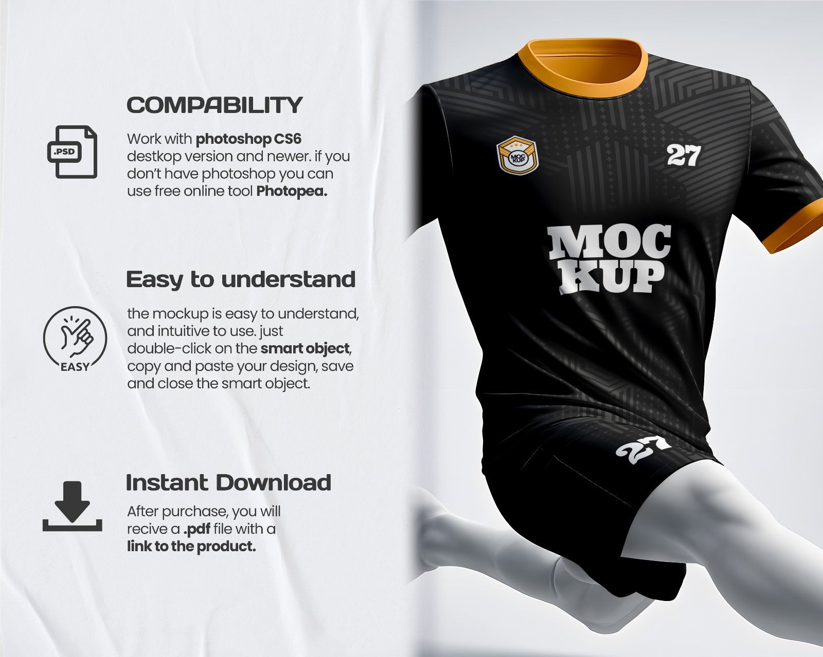 10 PSD Jersey Mockup Bundle – Football, Basketball, Polo, Soccer & Sportswear Uniform Kit