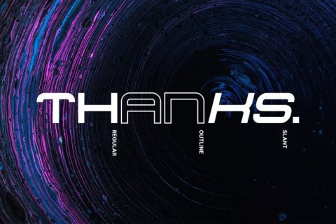 KROIGS - Futuristic Display Font