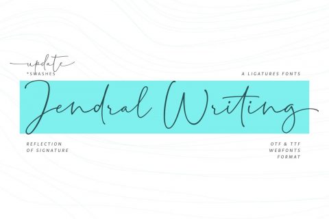 Jendral Writing Signature