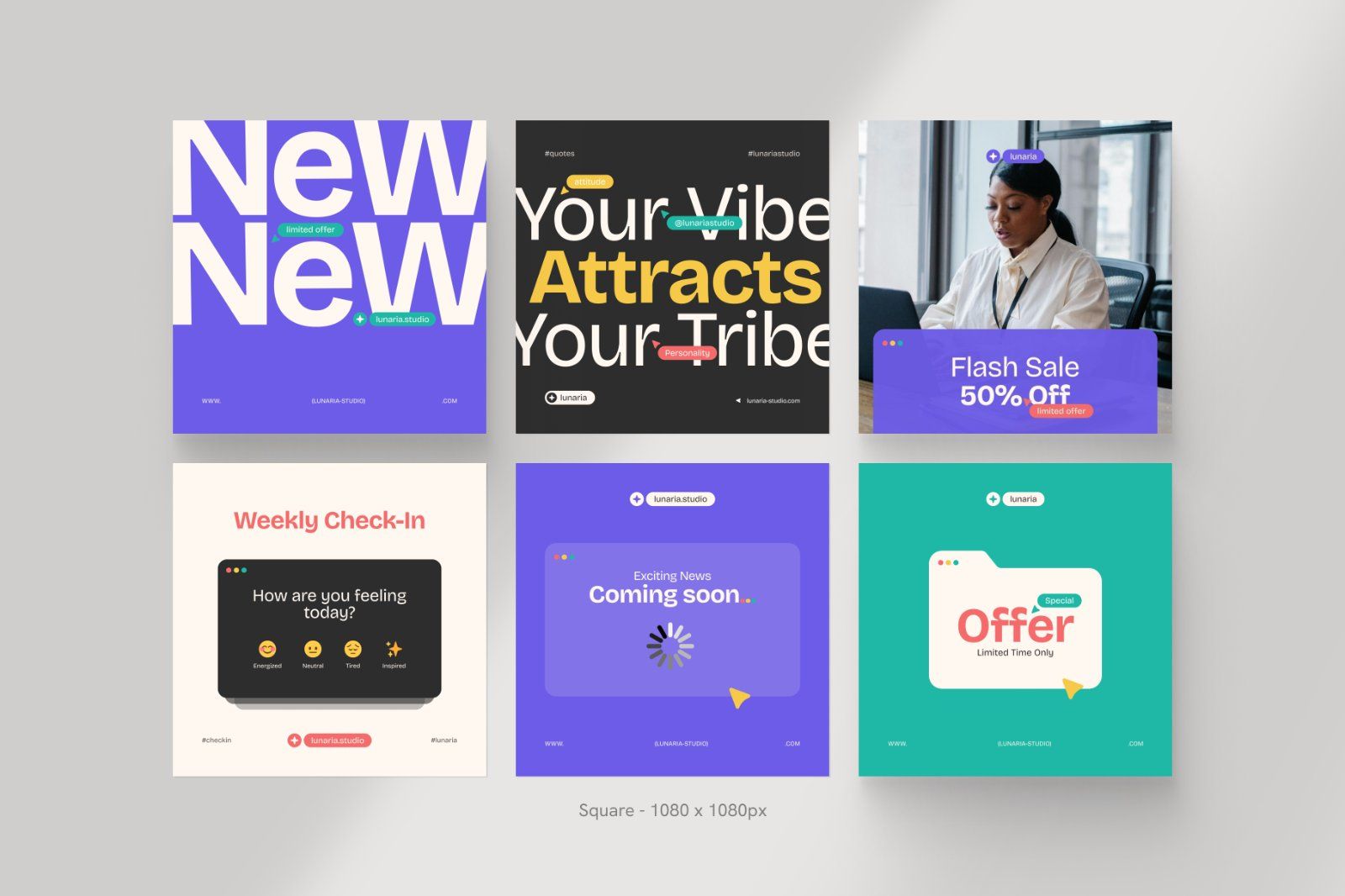 Versa Bold Social Pack – Canva Templates for Instagram & Stories