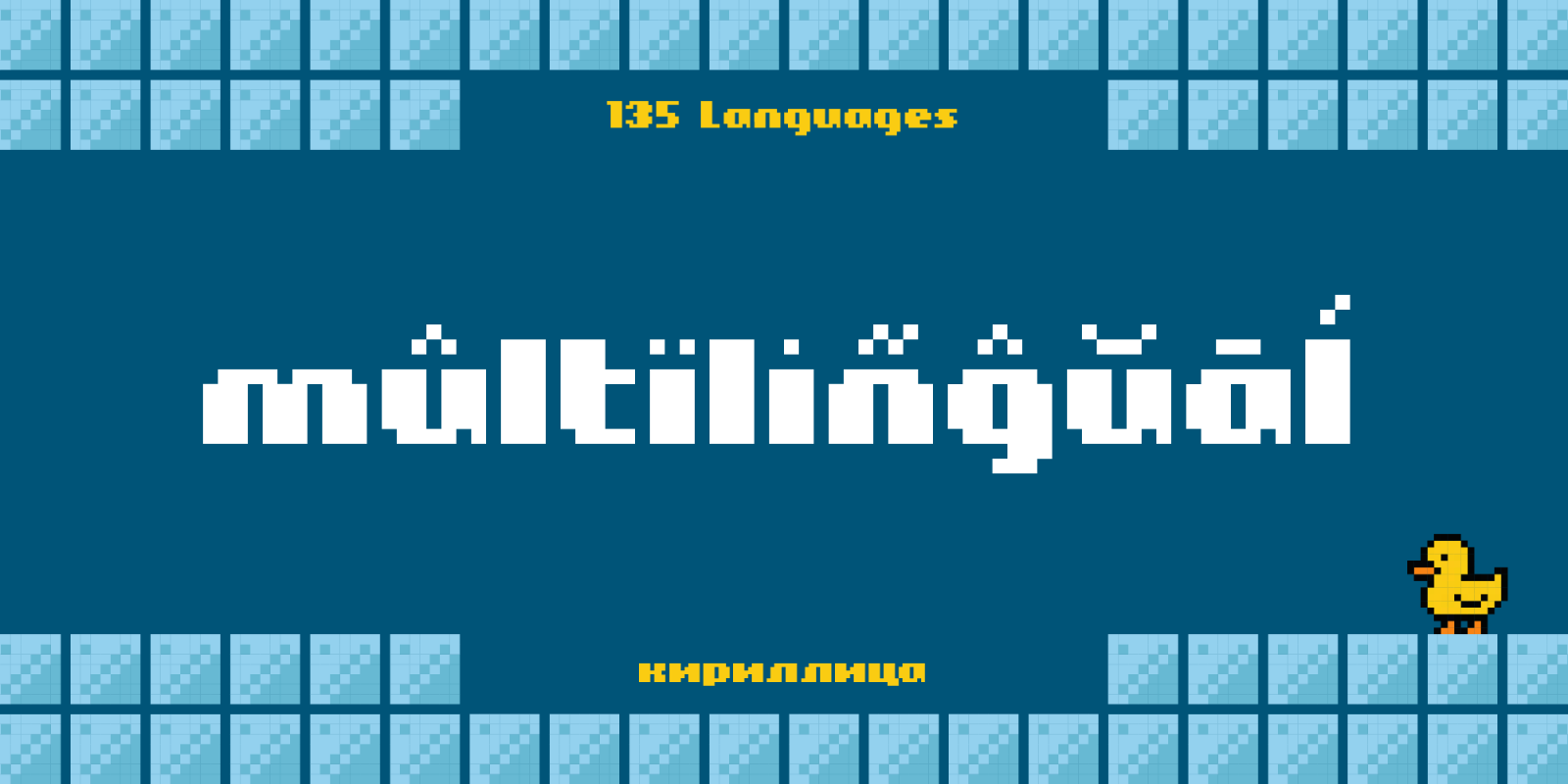 Pixiel - Modern Pixel Typeface