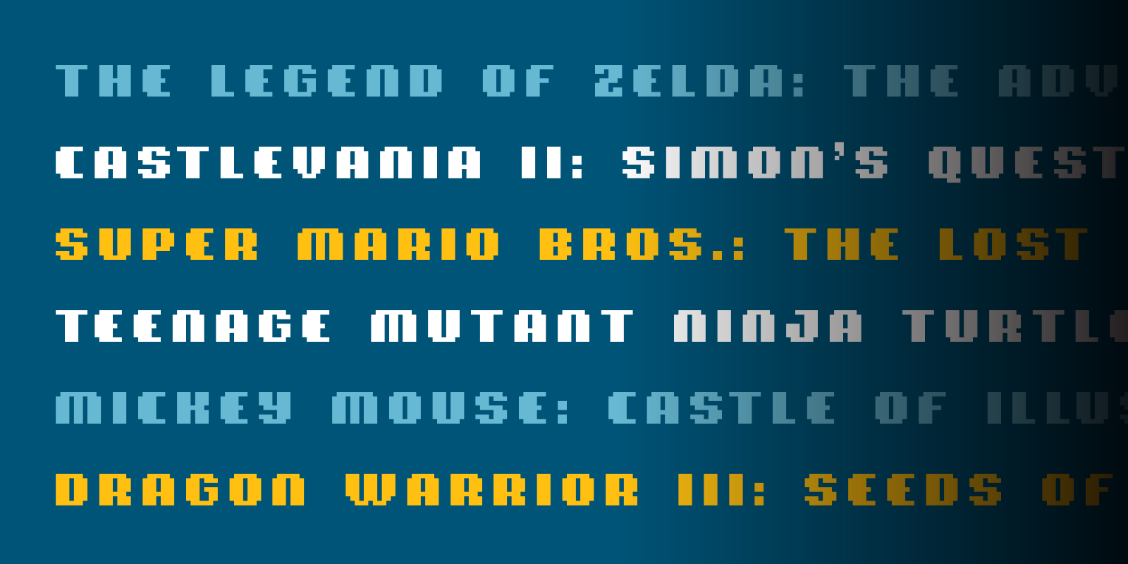 Pixiel - Modern Pixel Typeface