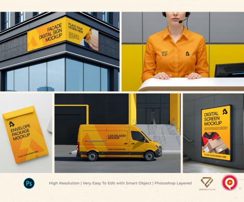 Premium Office Delivery Mockup