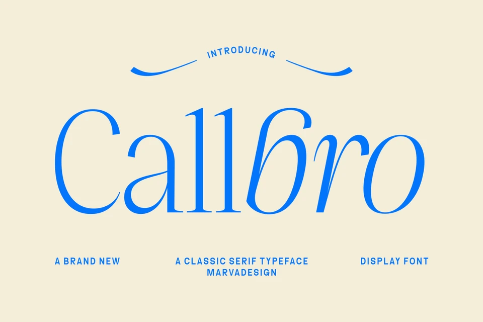 Callbro - Elegant Serif Font