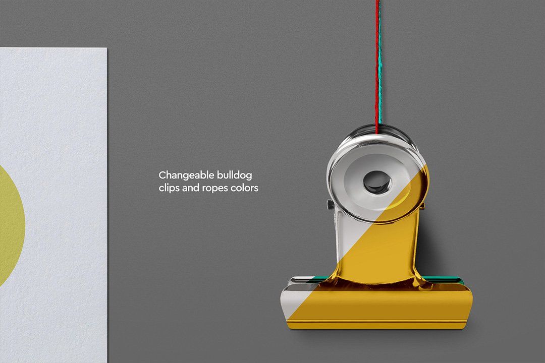 Poster Mockup – Hanging 50×70 cm (3 Objects)