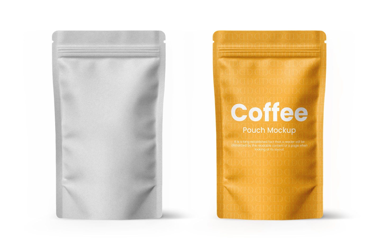 Coffee Pouch Mockup