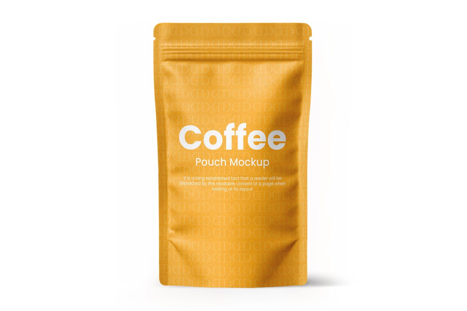 Coffee Pouch Mockup