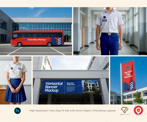 Premium Branding New School Mockup