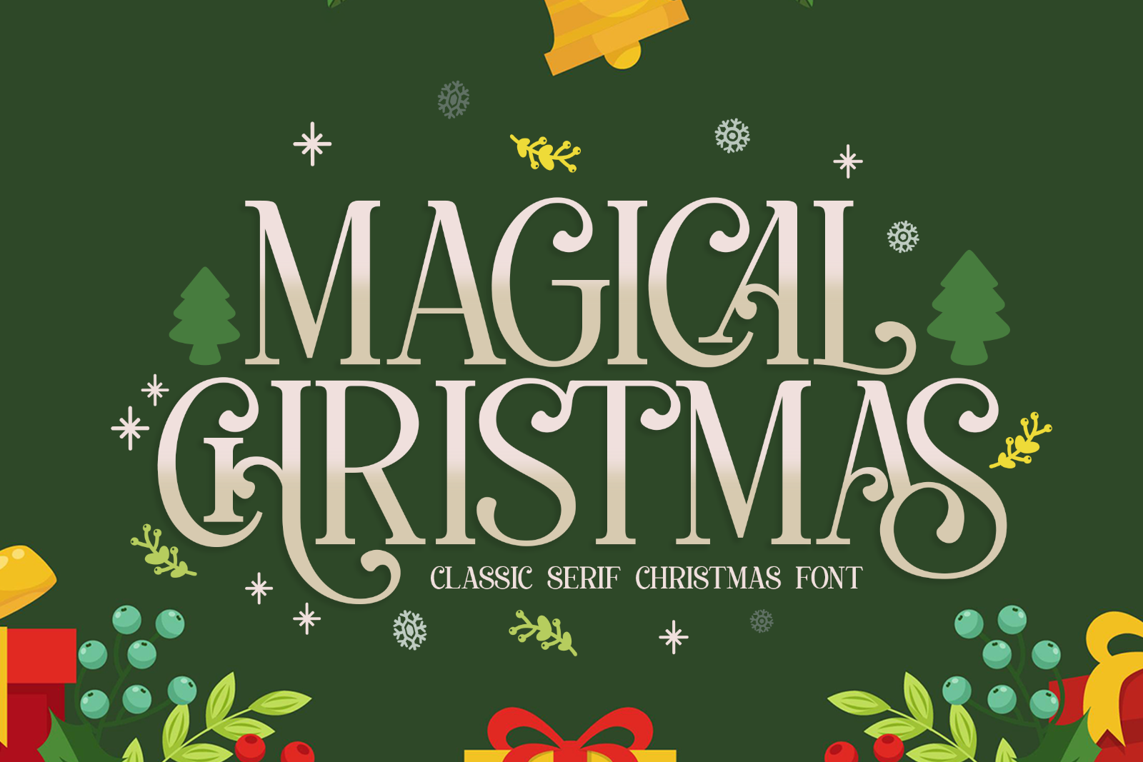 Magical Christmas | Classic Serif for Christmas