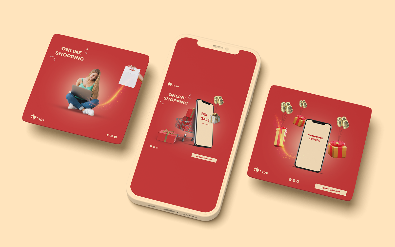shopping app-social media template-018-22