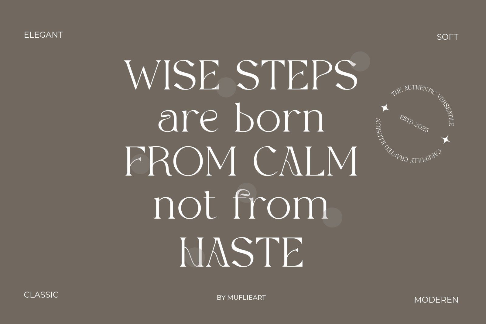 Acheria - Modern Soft Serif