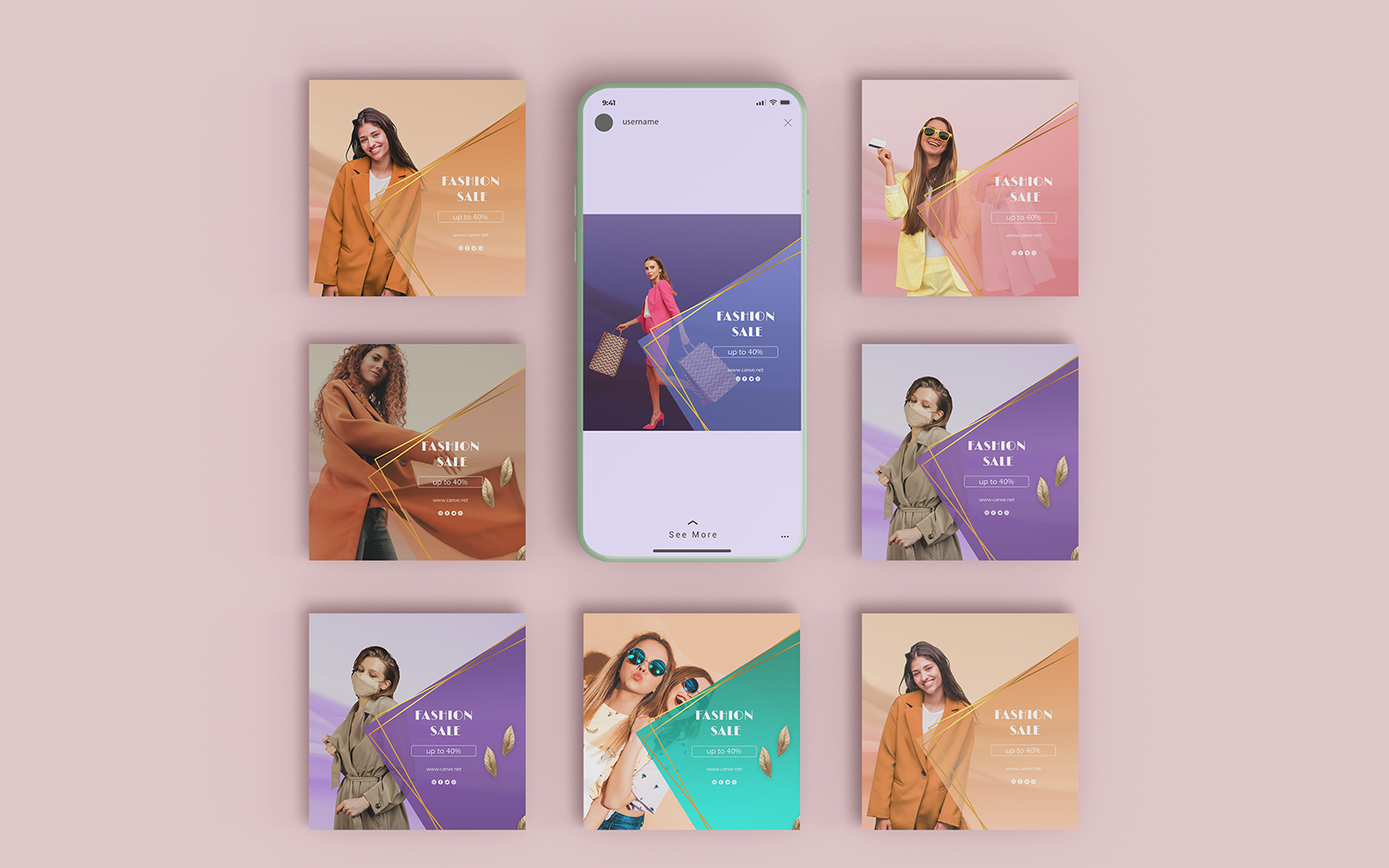 Fashion Post Social Media Template-010-21