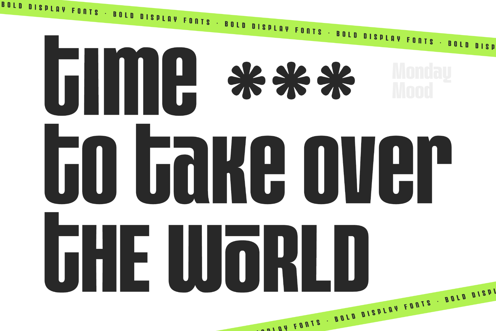 Over the Roof - Modern Display Font