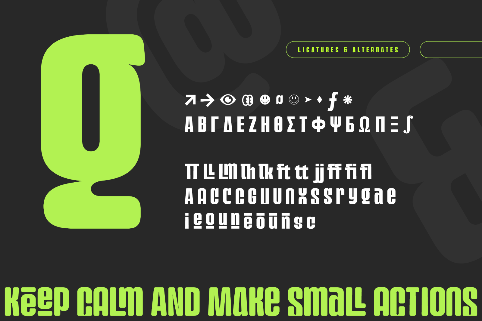 Over the Roof - Modern Display Font