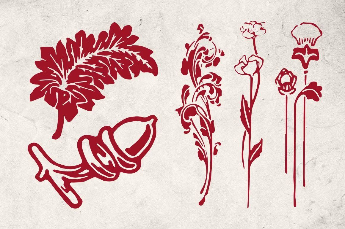 Flowers PACK (200 Items)