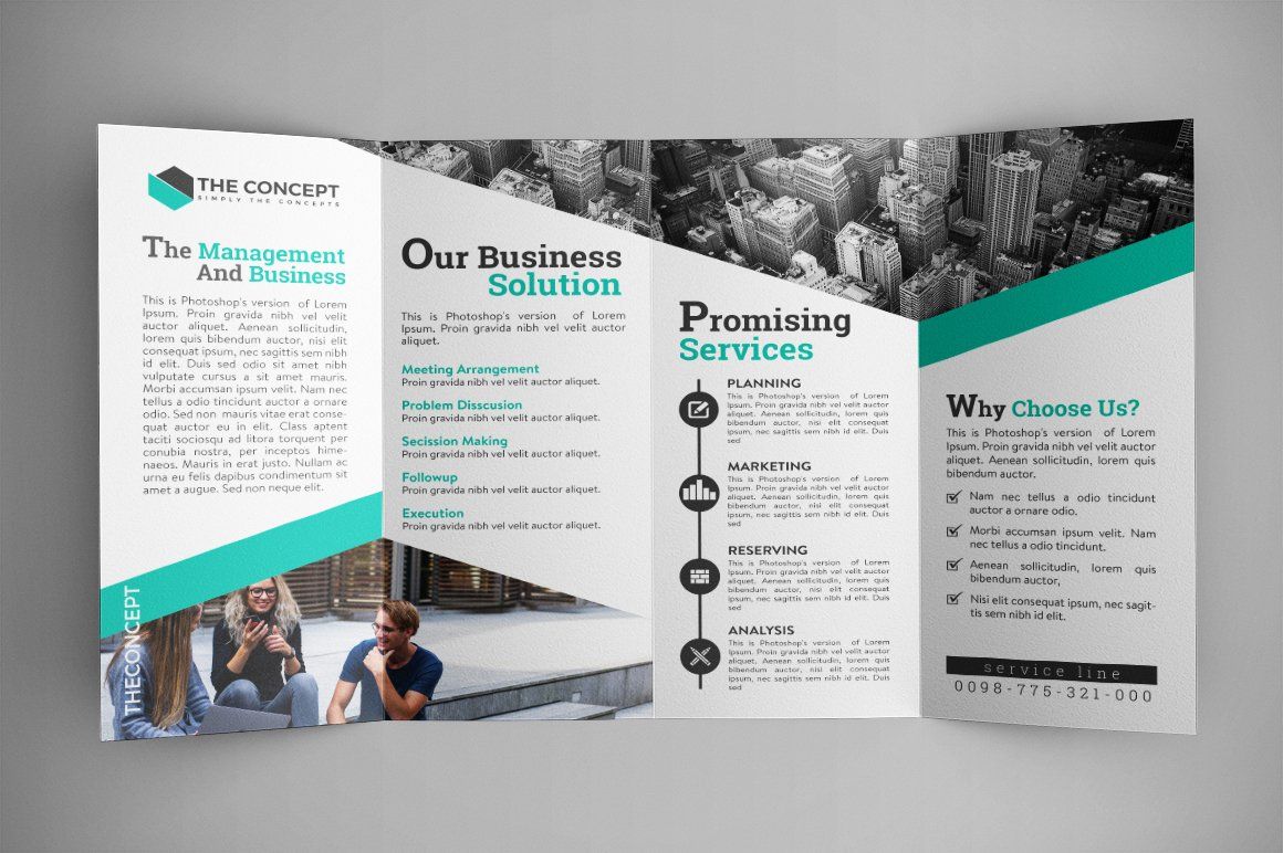 Double Gate fold Brochure