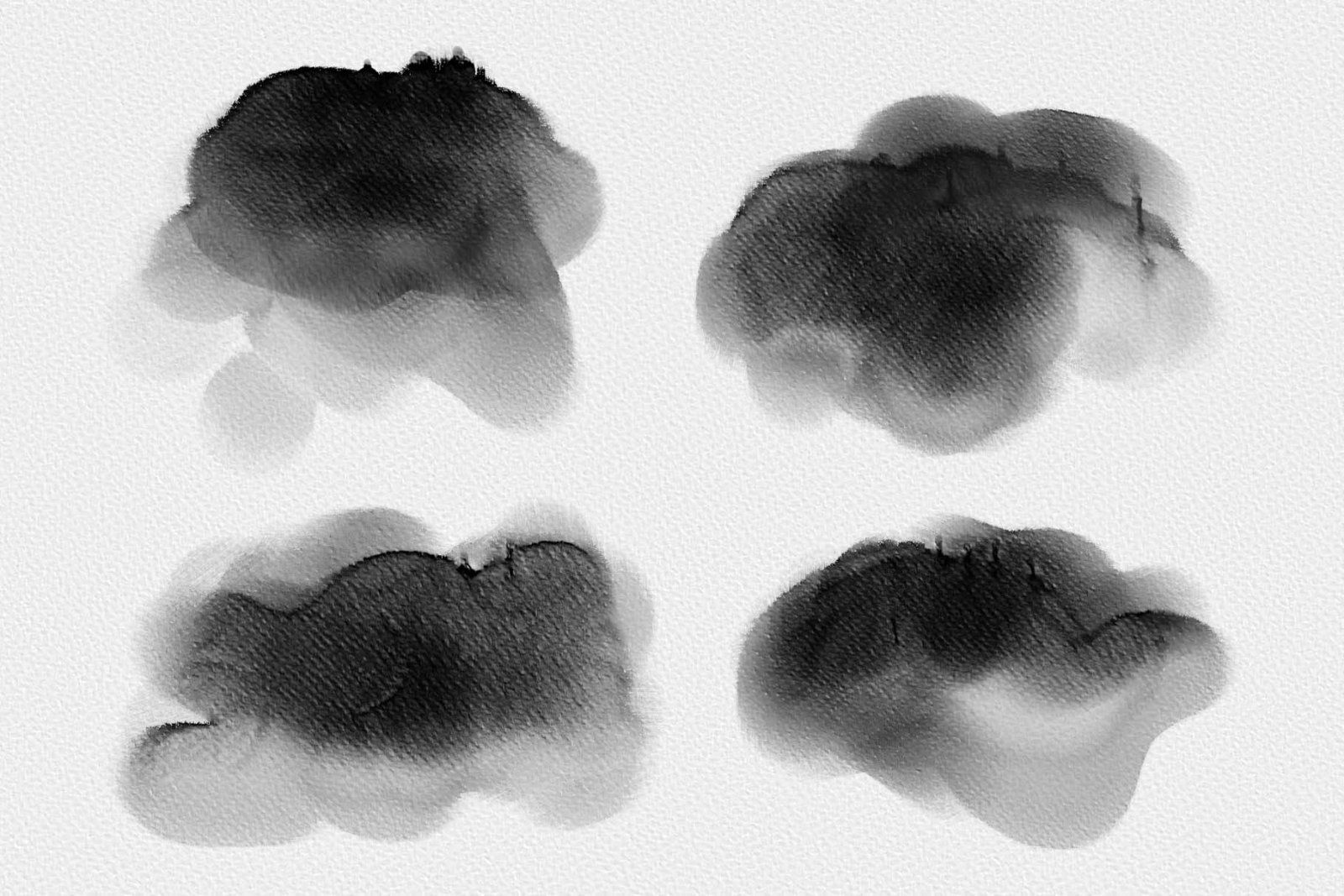 Realistic Watercolor Photoshop Brushes